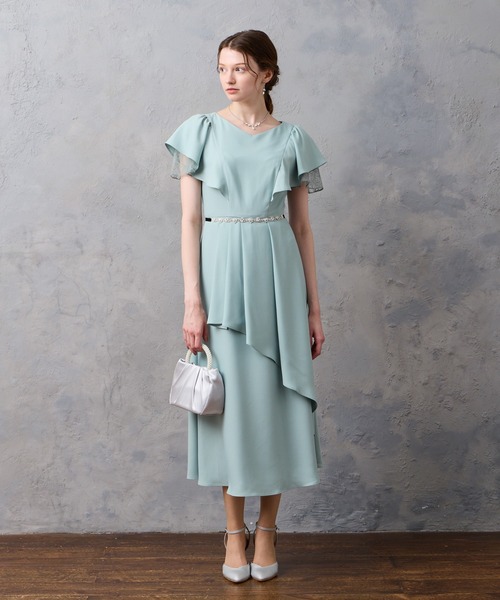 AIMER（エメ）の「ビジューベルベットリボンベルト（ベルト・レディース・ベージュ/ブラック・FREE）」の4枚目の写真