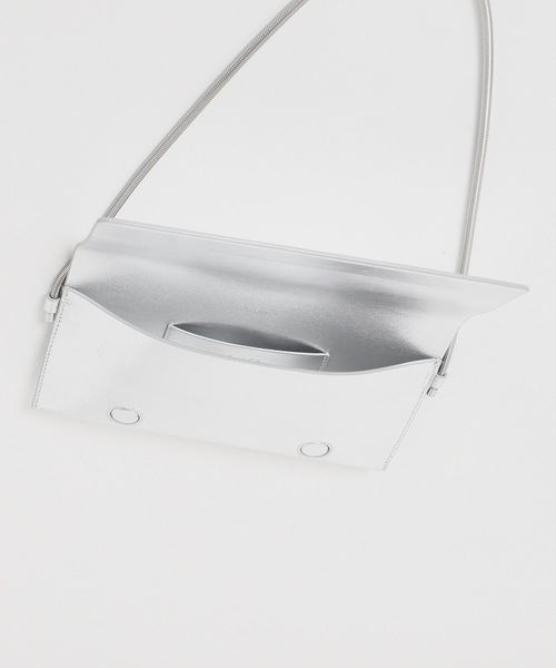 VERMEIL par iena（ヴェルメイユパーイエナ）の「SALCE サルチェ BAG ANOUK CHAIN SILVER 4453250006（ハンドバッグ・レディース・シルバー・FREE）」の5枚目の写真