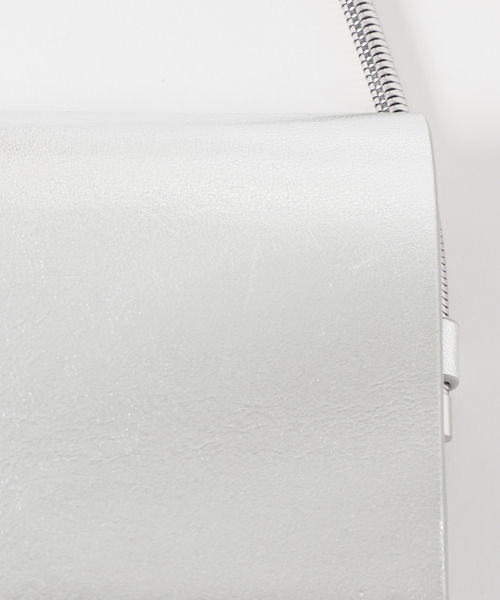 VERMEIL par iena（ヴェルメイユパーイエナ）の「SALCE サルチェ BAG ANOUK CHAIN SILVER 4453250006（ハンドバッグ・レディース・シルバー・FREE）」の10枚目の写真