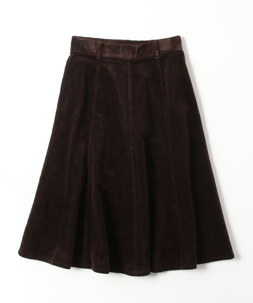 POLO RALPH LAUREN（ポロ ラルフ ローレン）の「ボタンフロント コーデュロイ Aライン スカート（スカート・レディース・ブラウン系・00/10/8/6/4/0/2）」の3枚目の写真
