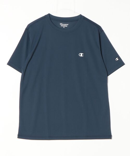 Champion（チャンピオン）の「チャンピオン  SHORT SLEEVE T-SHIRT（Tシャツ/カットソー・メンズ・サンドグレー/ホワイト/ブラック/ネイビー・M/L/LL）」の4枚目の写真