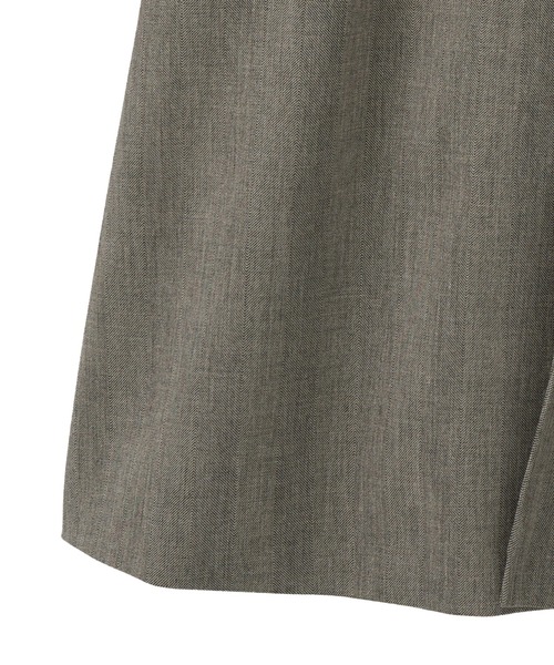MEN'S BIGI(メンズビギ)の「ヘリンボーンダブルクロス ステンカラーコート<2WAYストレッチ>(ステンカラーコート・メンズ・ベージュ・02/03)」の8枚目の写真