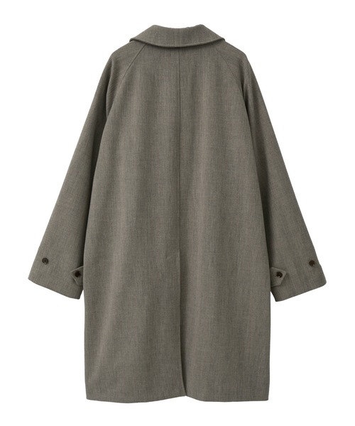 MEN'S BIGI(メンズビギ)の「ヘリンボーンダブルクロス ステンカラーコート<2WAYストレッチ>(ステンカラーコート・メンズ・ベージュ・02/03)」の17枚目の写真