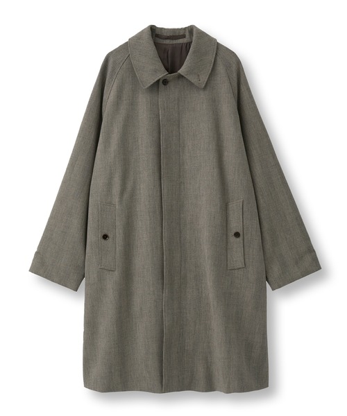 MEN'S BIGI(メンズビギ)の「ヘリンボーンダブルクロス ステンカラーコート<2WAYストレッチ>(ステンカラーコート・メンズ・ベージュ・02/03)」の18枚目の写真