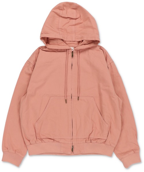 SPINNS（スピンズ）の「短丈 ダック地 アクティブジャケット/ダブルジップ/ヴィンテージライク/ユニセックス（ブルゾン・メンズ・ブラック/ブルー系その他/キャメル/チャコール/ピンク・M/L）」の15枚目の写真