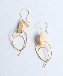 The Rule（ザルール）の「The Rule ザルール：Lotus hook pierced　曲線フックピアス（ピアス（両耳用））」