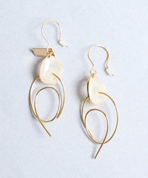 The Rule ザルール:Lotus hook pierced 曲線フックピアス