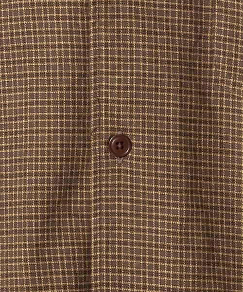 ALBIATE ブロックチェック ワンピースカラー シャツ（シャツ/ブラウス