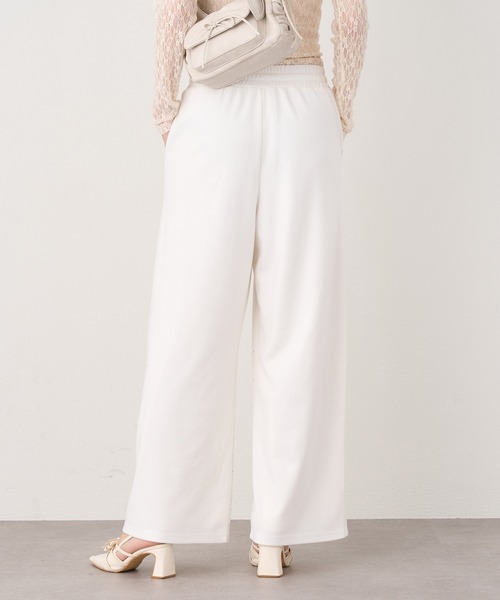 one after another NICE CLAUP（ワンアフターアナザーナイスクラップ）の「【セットアップ対応】ビジュースウェットパンツ（スウェットパンツ・レディース・ライトピンク/杢グレー/チャコールグレー/オフホワイト/ブラック系その他・FREE）」の12枚目の写真