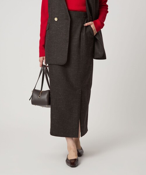 セール】［size SHORTあり］スラブ サイド スリット タイト スカート