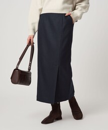 極美品グリーンレーベルリラクシング スカートスーツ M 水色系 くすみカラー green label relaxing｜グリーンレーベルリラクシングのスカート