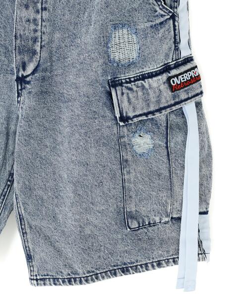 over print(オーバープリント)の「overprint/オーバープリント/Tourniquet half pants(デニムパンツ・レディース・ブルー/ブラック/オリーブ系・L/M/XL/S)」の14枚目の写真
