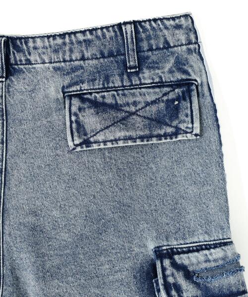 over print(オーバープリント)の「overprint/オーバープリント/Tourniquet half pants(デニムパンツ・レディース・ブルー/ブラック/オリーブ系・L/M/XL/S)」の19枚目の写真