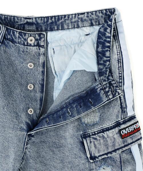 over print(オーバープリント)の「overprint/オーバープリント/Tourniquet half pants(デニムパンツ・レディース・ブルー/ブラック/オリーブ系・L/M/XL/S)」の20枚目の写真