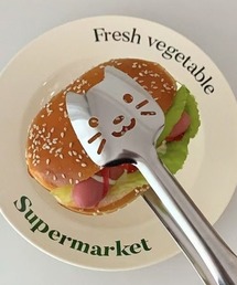 Made in I(ChCAC)̂Ղ Cat kitchen tongs(Lb`c[)