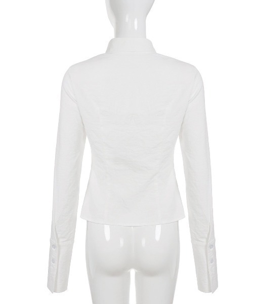 almo（アルモ）の「【LAMPOON】ロングカフスシャツ（シャツ/ブラウス・レディース・ホワイト・SMALL/MEDIUM/LARGE）」の20枚目の写真