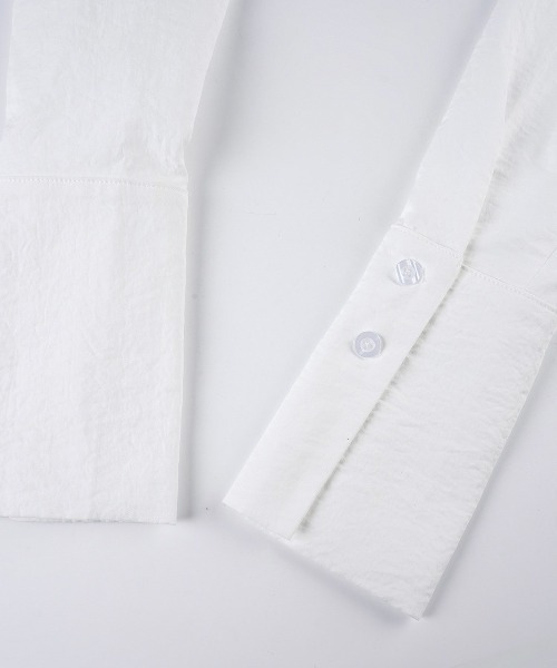 almo（アルモ）の「【LAMPOON】ロングカフスシャツ（シャツ/ブラウス・レディース・ホワイト・SMALL/MEDIUM/LARGE）」の6枚目の写真