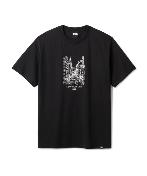 FTC（エフティーシー）の「NYC STREET TEE（Tシャツ/カットソー・メンズ・ホワイト/ブラック/オレンジ・MEDIUM/LARGE/X-LARGE）」の2枚目の写真