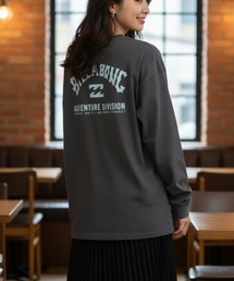 【BILLABONG/ビラボン】24AW ADIV LOGO WARM LS TEE/バックプリント長袖ロンT