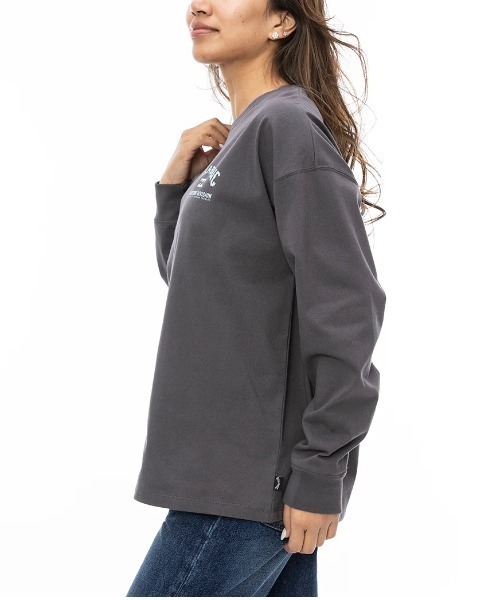 BILLABONG(ビラボン)の「【BILLABONG/ビラボン】24AW ADIV LOGO WARM LS TEE/バックプリント長袖ロンT(Tシャツ/カットソー・レディース・ホワイト/ライトブルー/ブラック・MEDIUM/LARGE)」の7枚目の写真