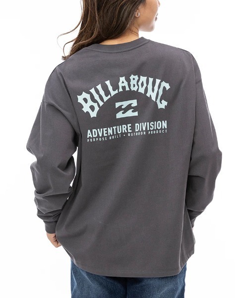 BILLABONG（ビラボン）の「【BILLABONG/ビラボン】24AW ADIV LOGO WARM LS TEE/バックプリント長袖ロンT（Tシャツ/カットソー・レディース・ホワイト/ライトブルー/ブラック・MEDIUM/LARGE）」の16枚目の写真