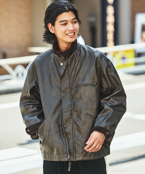 FREAK'S STORE/フリークスストア レザレット ワークジャケット