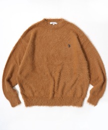 新品❤️archivio クルーネックセーター オレンジ カシミヤ クルーネックプルオーバー ニット | TOMORROWLAND (Men