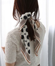 colleca la | ポルカドット大判スカーフ(バンダナ/スカーフ)