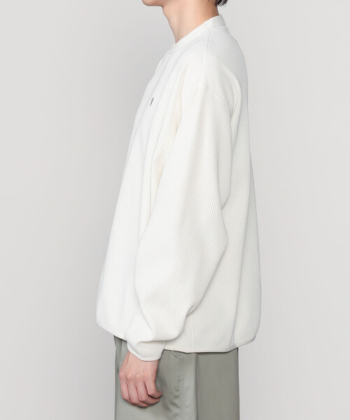 Gymphlex | ワッフル クルーネック長袖プルオーバー MEN（Tシャツ
