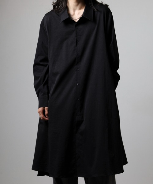 revertical(リバーティカル)の「ロングシャツ(シャツ/ブラウス・メンズ・ブラック/チャコール/カーキ・L/M)」の20枚目の写真