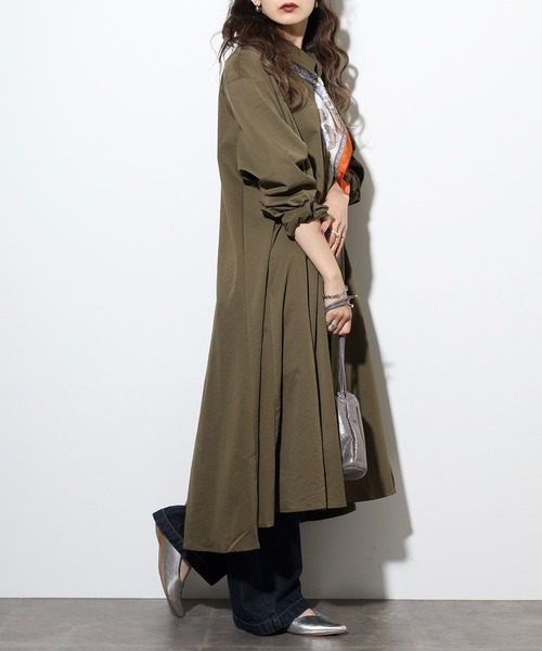 revertical(リバーティカル)の「ロングシャツ(シャツ/ブラウス・メンズ・ブラック/チャコール/カーキ・L/M)」の8枚目の写真