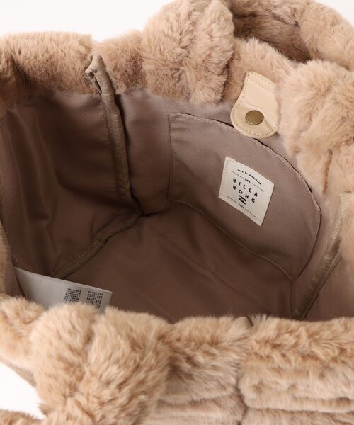 BILLABONG(ビラボン)の「BILLABONG/ビラボン トートバッグ FUR MINI TOTE BAG BF014-924(トートバッグ・レディース・レオパード/ブラック/ベージュ/ホワイト・FREE)」の7枚目の写真