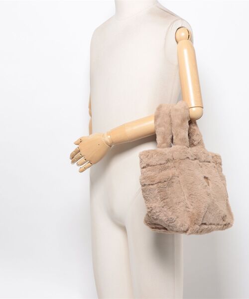 BILLABONG(ビラボン)の「BILLABONG/ビラボン トートバッグ FUR MINI TOTE BAG BF014-924(トートバッグ・レディース・レオパード/ブラック/ベージュ/ホワイト・FREE)」の9枚目の写真