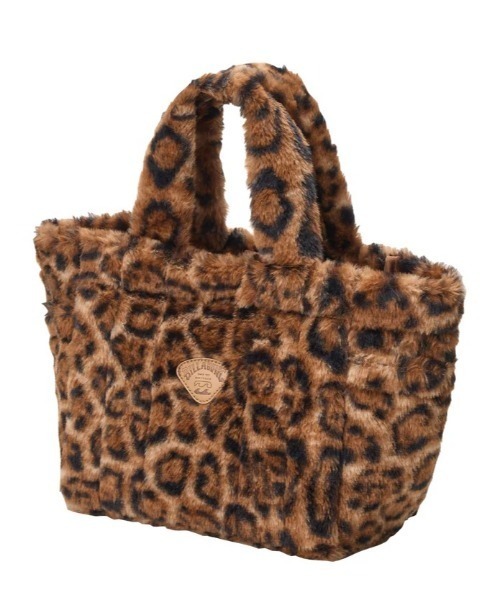 BILLABONG(ビラボン)の「BILLABONG/ビラボン トートバッグ FUR MINI TOTE BAG BF014-924(トートバッグ・レディース・レオパード/ブラック/ベージュ/ホワイト・FREE)」の1枚目の写真
