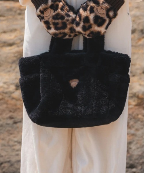 BILLABONG(ビラボン)の「BILLABONG/ビラボン トートバッグ FUR MINI TOTE BAG BF014-924(トートバッグ・レディース・レオパード/ブラック/ベージュ/ホワイト・FREE)」の15枚目の写真