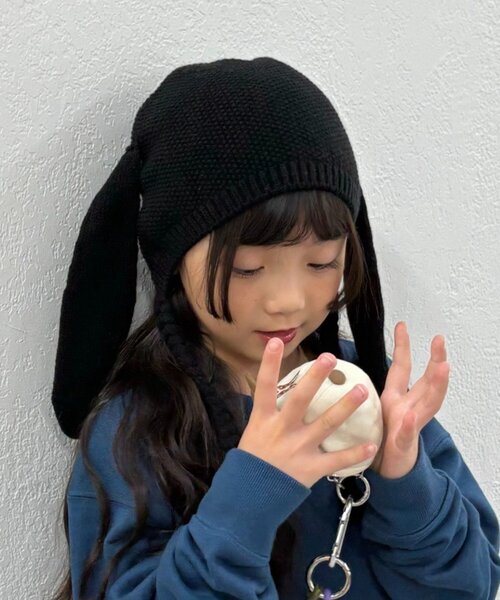 DOD】【キッズ】ウサミミターレ（ニットキャップ/ビーニー）｜DOD