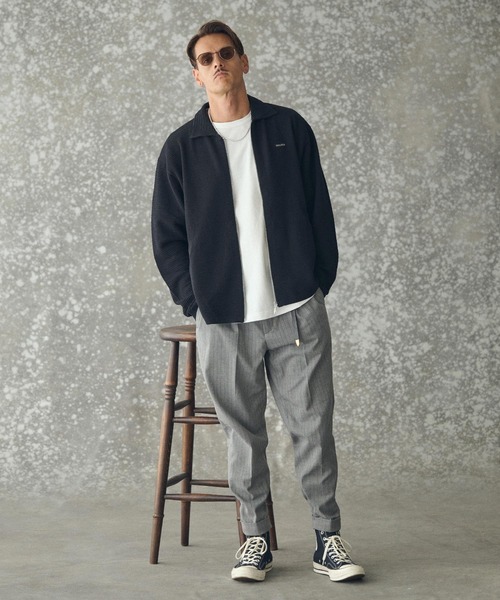 THEOREM(セオレム)の「mp14227- Turn up TR Stripe Tapered Pants ピンストライプテーパードスラックス パンツ(TRM25-P023A)(スラックス・メンズ・ブラック系その他/ネイビー系/グレー系その他・S/M/L/XL)」の6枚目の写真