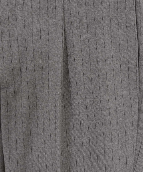THEOREM(セオレム)の「mp14227- Turn up TR Stripe Tapered Pants ピンストライプテーパードスラックス パンツ(TRM25-P023A)(スラックス・メンズ・ブラック系その他/ネイビー系/グレー系その他・S/M/L/XL)」の21枚目の写真