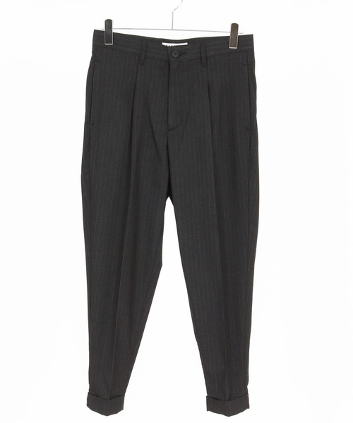THEOREM(セオレム)の「mp14227- Turn up TR Stripe Tapered Pants ピンストライプテーパードスラックス パンツ(TRM25-P023A)(スラックス・メンズ・ブラック系その他/ネイビー系/グレー系その他・S/M/L/XL)」の22枚目の写真