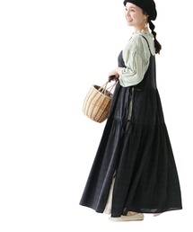 お洒落に着痩せ 重ねるワンピース