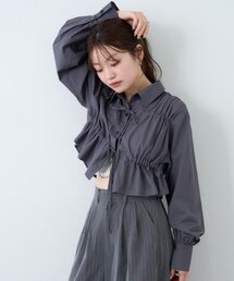 Kastane | フロントリボンシャツ(シャツ/ブラウス)