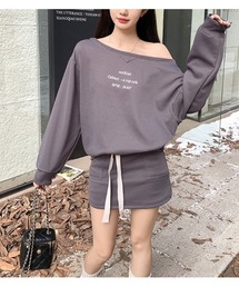 ARCHIVER（アーカイバ）の「【Lp】オフショルスエットセットアップ（つなぎ/オールインワン）」