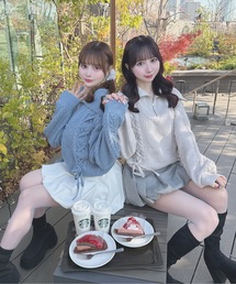 モールレーシングニット