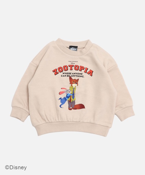 セール】〈ズートピア〉キャラクター 裏毛トレーナー（スウェット