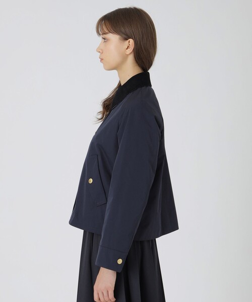 BLUE LABEL CRESTBRIDGE（ブルーレーベルクレストブリッジ）の「コーデュロイカラーブルゾン（ブルゾン・レディース・ベージュ/ネイビー・38/36）」の5枚目の写真