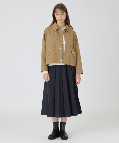 BLUE LABEL CRESTBRIDGE（ブルーレーベルクレストブリッジ）の「コーデュロイカラーブルゾン（ブルゾン・レディース・ベージュ/ネイビー・38/36）」の11枚目の写真