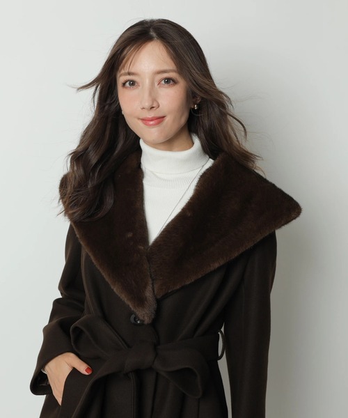 スキンケア加工〉リブタートルニット（ニット/セーター）｜Apuweiser