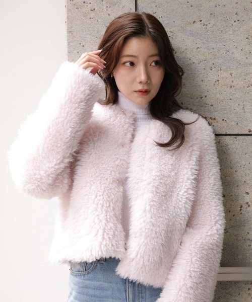 スキンケア加工〉リブタートルニット（ニット/セーター）｜Apuweiser