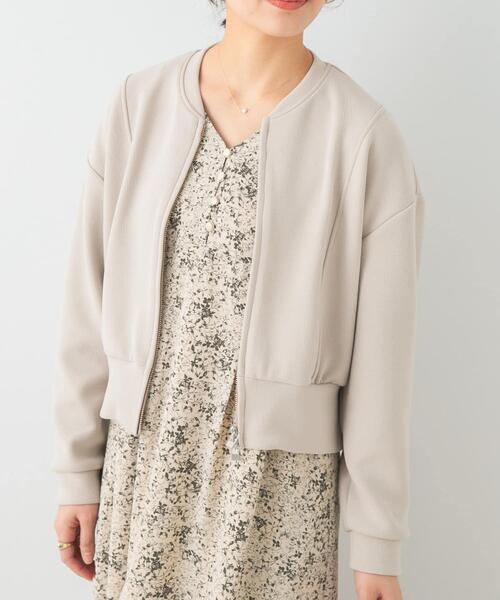 URBAN RESEARCH ROSSO WOMEN（アーバンリサーチ　ロッソ）の「F by ROSSO　ダブルフェイスカットブルゾン（ブルゾン・レディース・ブラック/ベージュ系その他・FREE）」の10枚目の写真