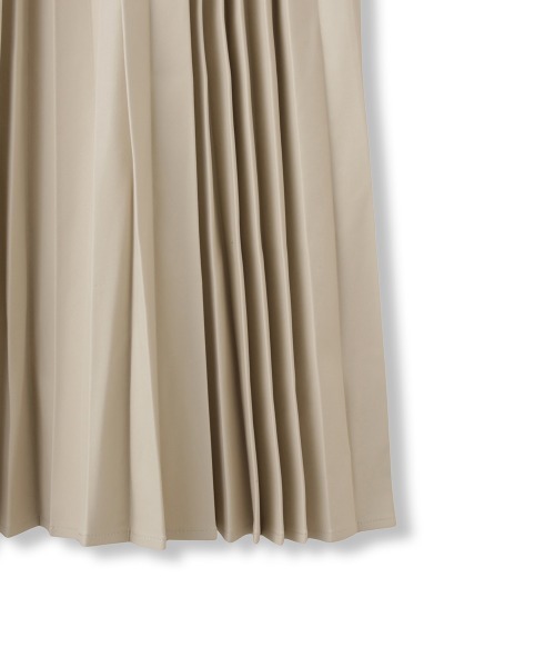 QUEENS COURT（クイーンズコート）の「シープナッパチョウプリーツスカート（スカート・レディース・ブラック/アイボリー・M）」の17枚目の写真